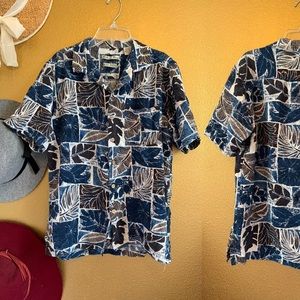 GONE - Batik Bay Hawaiian Button Down Shirt - Rayon & Silk Shirt* Hawaiian Tee**